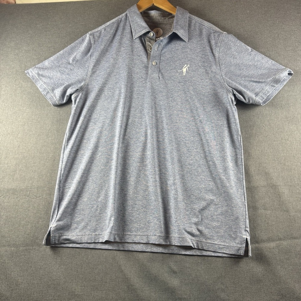 Toes On The Nose Polo T Shirt Blue Men's Large